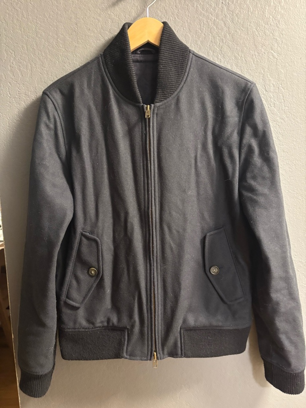 Closed brand men’s derby / Bomber Mens Blue Jacket Size medium